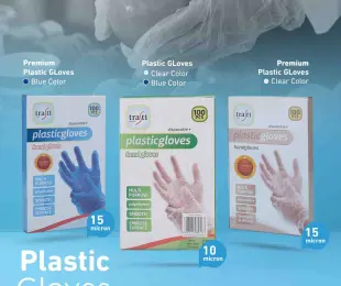 Gloves Glove plastic 1 plastic