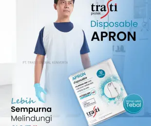 Clean Room Product Plastic disposable apron TPA 101 1 trasti_protek_apron
