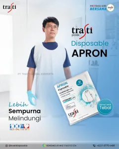 Clean Room Product Plastic disposable apron TPA 101 trasti protek apron